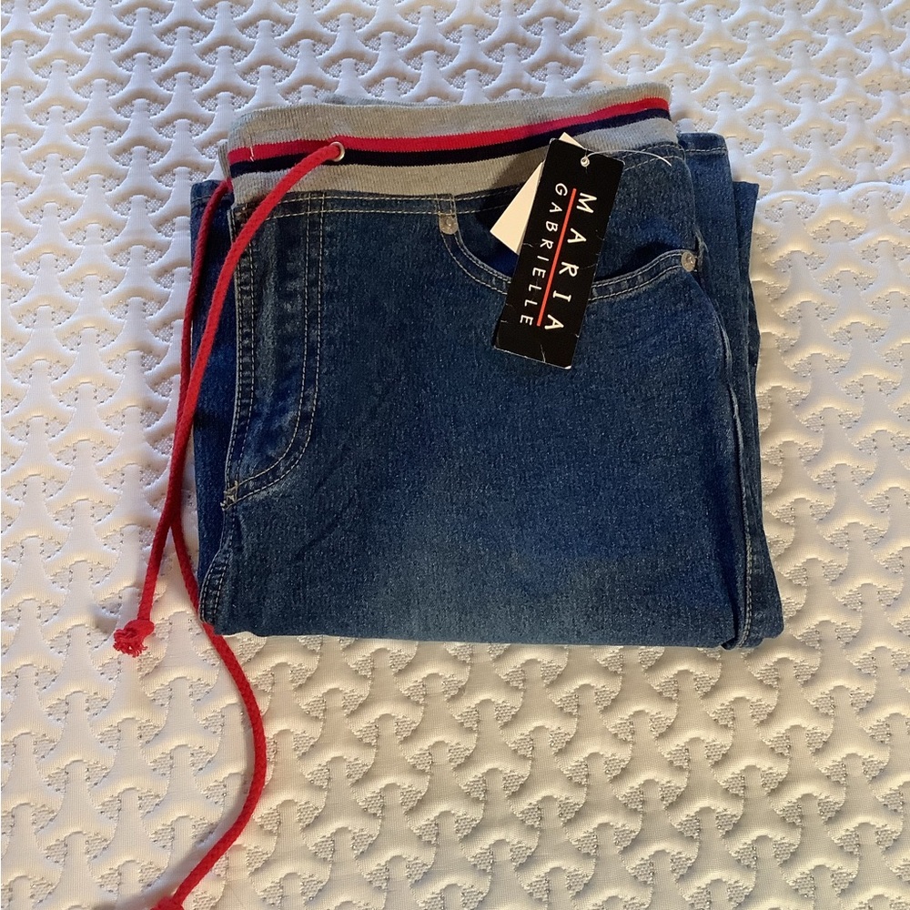 Maria Gabrielle Bootcut Jeans with Drawstring - Picture 7 of 7